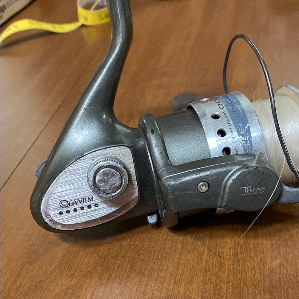 Gray Fishing Reel